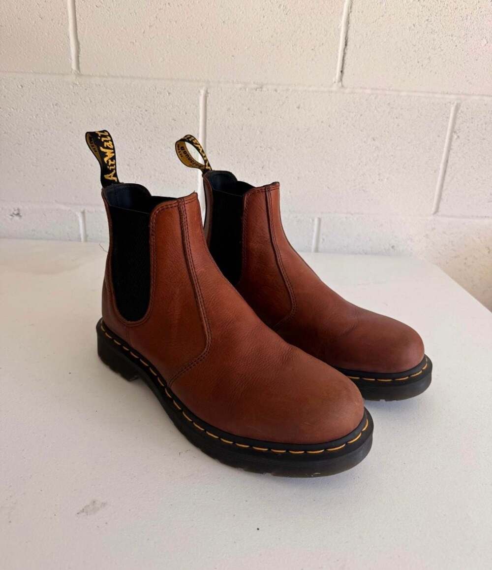 Dr. Martens 2976 Ambassador Soft Leather Chelsea Boots, Cashew, 9M/10L